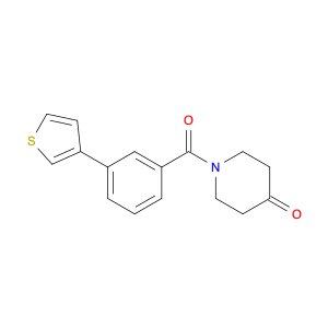 1-(3-Thiophen-3-yl-benzoyl)-piperidin-4-one