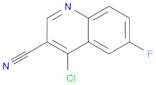 4-Chloro-6-fluoroquinoline-3-carbonitrile