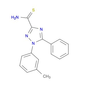 1H-1,2,4-Triazole-3-carbothioamide, 1-(3-methylphenyl)-5-phenyl-
