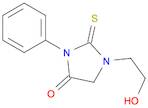 4-Imidazolidinone, 1-(2-hydroxyethyl)-3-phenyl-2-thioxo-