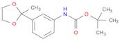 tert-Butyl (3-(2-methyl-1,3-dioxolan-2-yl)phenyl)carbamate