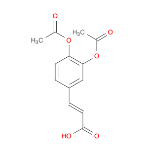 2-Propenoic acid, 3-[3,4-bis(acetyloxy)phenyl]-, (E)-