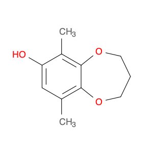 2H-1,5-Benzodioxepin-7-ol, 3,4-dihydro-6,9-dimethyl-