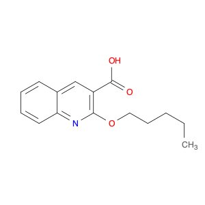 3-Quinolinecarboxylic acid, 2-(pentyloxy)-