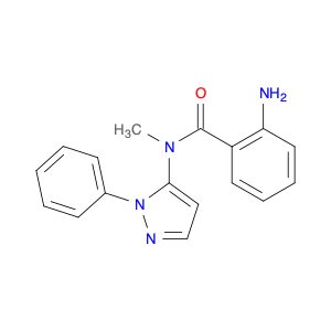 Benzamide, 2-amino-N-methyl-N-(1-phenyl-1H-pyrazol-5-yl)-