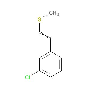 Benzene, 1-chloro-3-[2-(methylthio)ethenyl]-