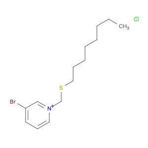 Pyridinium, 3-bromo-1-[(octylthio)methyl]-, chloride