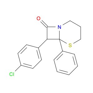 5-Thia-1-azabicyclo[4.2.0]octan-8-one, 7-(4-chlorophenyl)-6-phenyl-