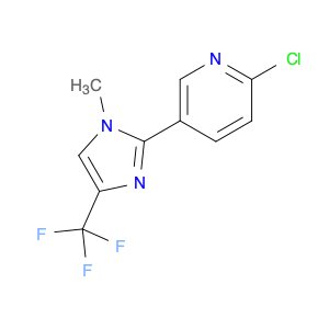 Pyridine, 2-chloro-5-[1-methyl-4-(trifluoromethyl)-1H-imidazol-2-yl]-