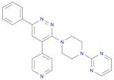 Pyridazine, 6-phenyl-4-(4-pyridinyl)-3-[4-(2-pyrimidinyl)-1-piperazinyl]-