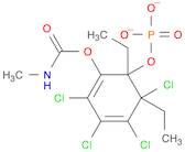 Phosphoric acid, diethyl2,3,4,5-tetrachloro-6-[[(methylamino)carbonyl]oxy]phenyl ester