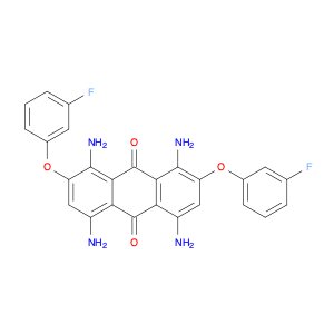 1,4,5,8-Tetraamino-2,7-bis(3-fluorophenoxy)anthracene-9,10-dione