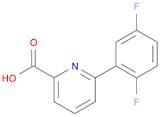 6-(2,5-DIFLUOROPHENYL)PYRIDINE-2-CARBOXYLIC ACID