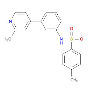 Benzenesulfonamide, 4-methyl-N-[3-(2-methyl-4-pyridinyl)phenyl]-