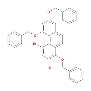 Phenanthrene, 2,4-dibromo-1,5,7-tris(phenylmethoxy)-