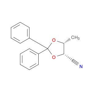 1,3-Dioxolane-4-carbonitrile, 5-methyl-2,2-diphenyl-, cis-