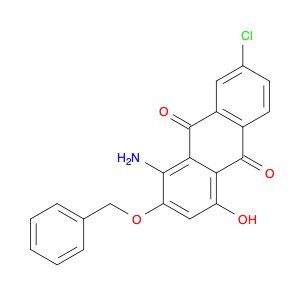 1-Amino-2-(benzyloxy)-7-chloro-4-hydroxyanthracene-9,10-dione