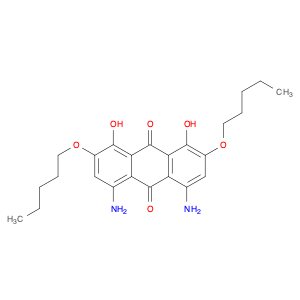 9,10-Anthracenedione, 4,5-diamino-1,8-dihydroxy-2,7-bis(pentyloxy)-