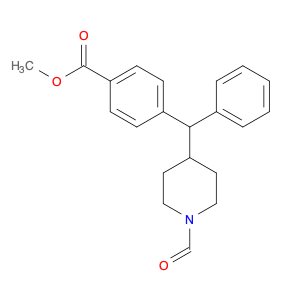 Benzoic acid, 4-[(1-formyl-4-piperidinyl)phenylmethyl]-, methyl ester