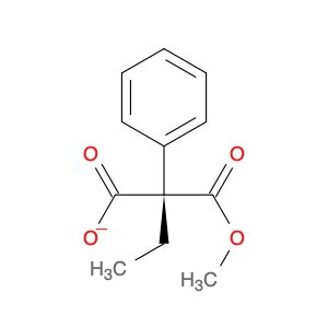 Propanedioic acid, ethylphenyl-, monomethyl ester, (S)-