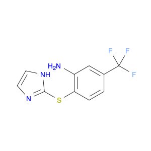 Benzenamine, 2-(1H-imidazol-2-ylthio)-5-(trifluoromethyl)-