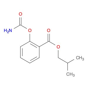 Benzoic acid, 2-[(aminocarbonyl)oxy]-, 2-methylpropyl ester
