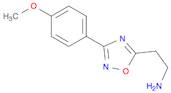 2-[3-(4-METHOXYPHENYL)-1,2,4-OXADIAZOL-5-YL]ETHANAMINE