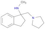 1H-Inden-1-amine,2,3-dihydro-N-methyl-1-(1-pyrrolidinylmethyl)-