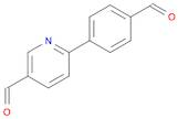 3-Pyridinecarboxaldehyde,6-(4-formylphenyl)-