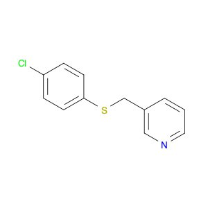 Pyridine, 3-[[(4-chlorophenyl)thio]methyl]-
