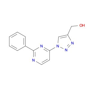 1H-1,2,3-Triazole-4-methanol, 1-(2-phenyl-4-pyrimidinyl)-