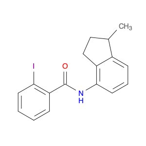 Benzamide, N-(2,3-dihydro-1-methyl-1H-inden-4-yl)-2-iodo-