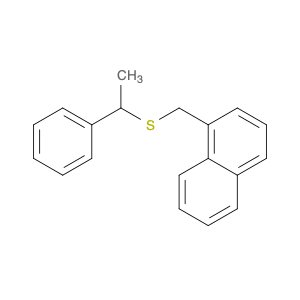 Naphthalene, 1-[[(1-phenylethyl)thio]methyl]-
