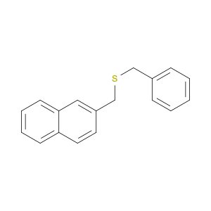 Naphthalene, 2-[[(phenylmethyl)thio]methyl]-