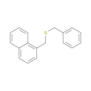 Naphthalene, 1-[[(phenylmethyl)thio]methyl]-