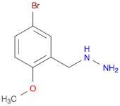 Hydrazine,[(5-bromo-2-methoxyphenyl)methyl]-