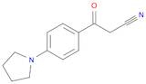 3-OXO-3-(4-PYRROLIDIN-1-YL-PHENYL)-PROPIONITRILE