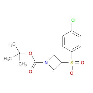 1-Azetidinecarboxylicacid, 3-[(4-chlorophenyl)sulfonyl]-, 1,1-dimethylethyl ester