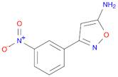 3-(3-Nitrophenyl)isoxazol-5-amine