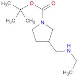 1-Pyrrolidinecarboxylicacid, 3-[(ethylamino)methyl]-, 1,1-dimethylethyl ester