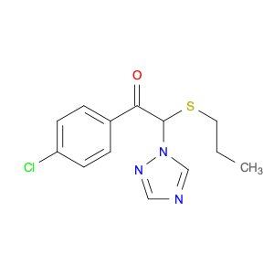 Ethanone, 1-(4-chlorophenyl)-2-(propylthio)-2-(1H-1,2,4-triazol-1-yl)-