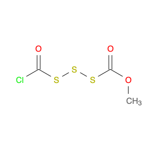 Trisulfide, chlorocarbonyl methoxycarbonyl