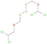 Trisulfide, dichloroethoxymethyl dichloromethoxymethyl