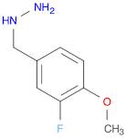 Hydrazine,[(3-fluoro-4-methoxyphenyl)methyl]-