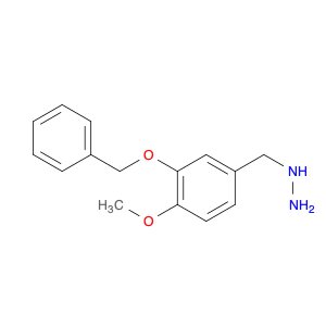 Hydrazine,[[4-methoxy-3-(phenylmethoxy)phenyl]methyl]-