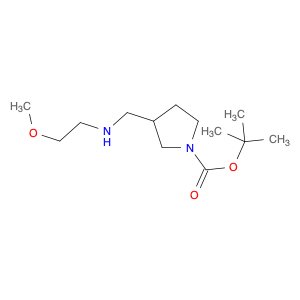 1-Pyrrolidinecarboxylicacid, 3-[[(2-methoxyethyl)amino]methyl]-, 1,1-dimethylethyl ester