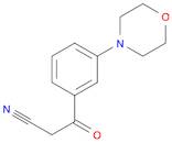 3-(3-MORPHOLIN-4-YL-PHENYL)-3-OXO-PROPIONITRILE