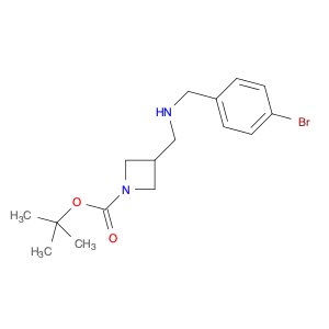 1-Azetidinecarboxylicacid, 3-[[[(4-bromophenyl)methyl]amino]methyl]-, 1,1-dimethylethyl ester