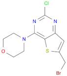 4-(6-(Bromomethyl)-2-chlorothieno[3,2-d]pyrimidin-4-yl)morpholine