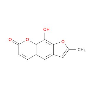 7H-Furo[3,2-g][1]benzopyran-7-one, 9-hydroxy-2-methyl-